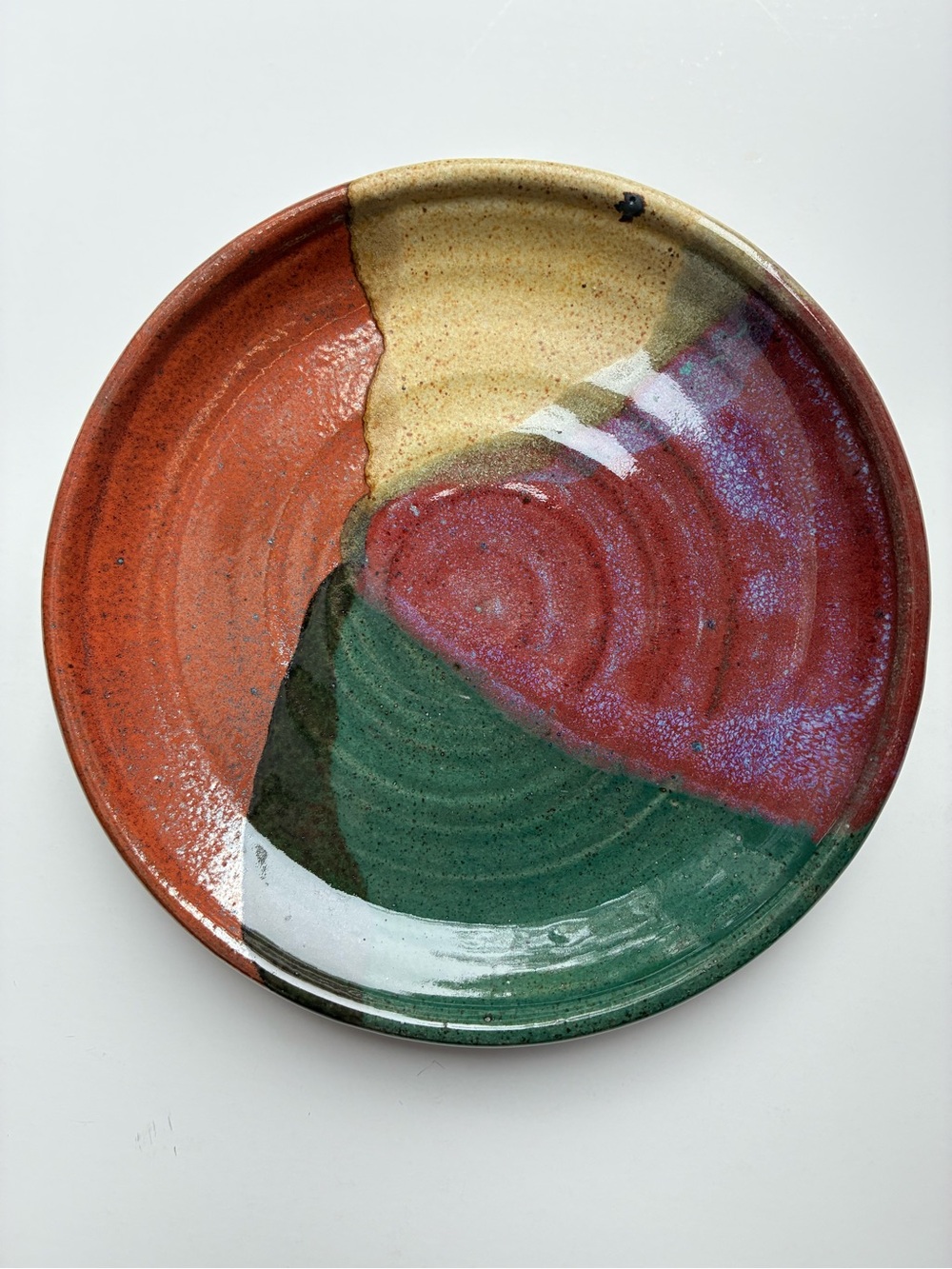 Artisan Studio Pottery Plate  by Susan Davy